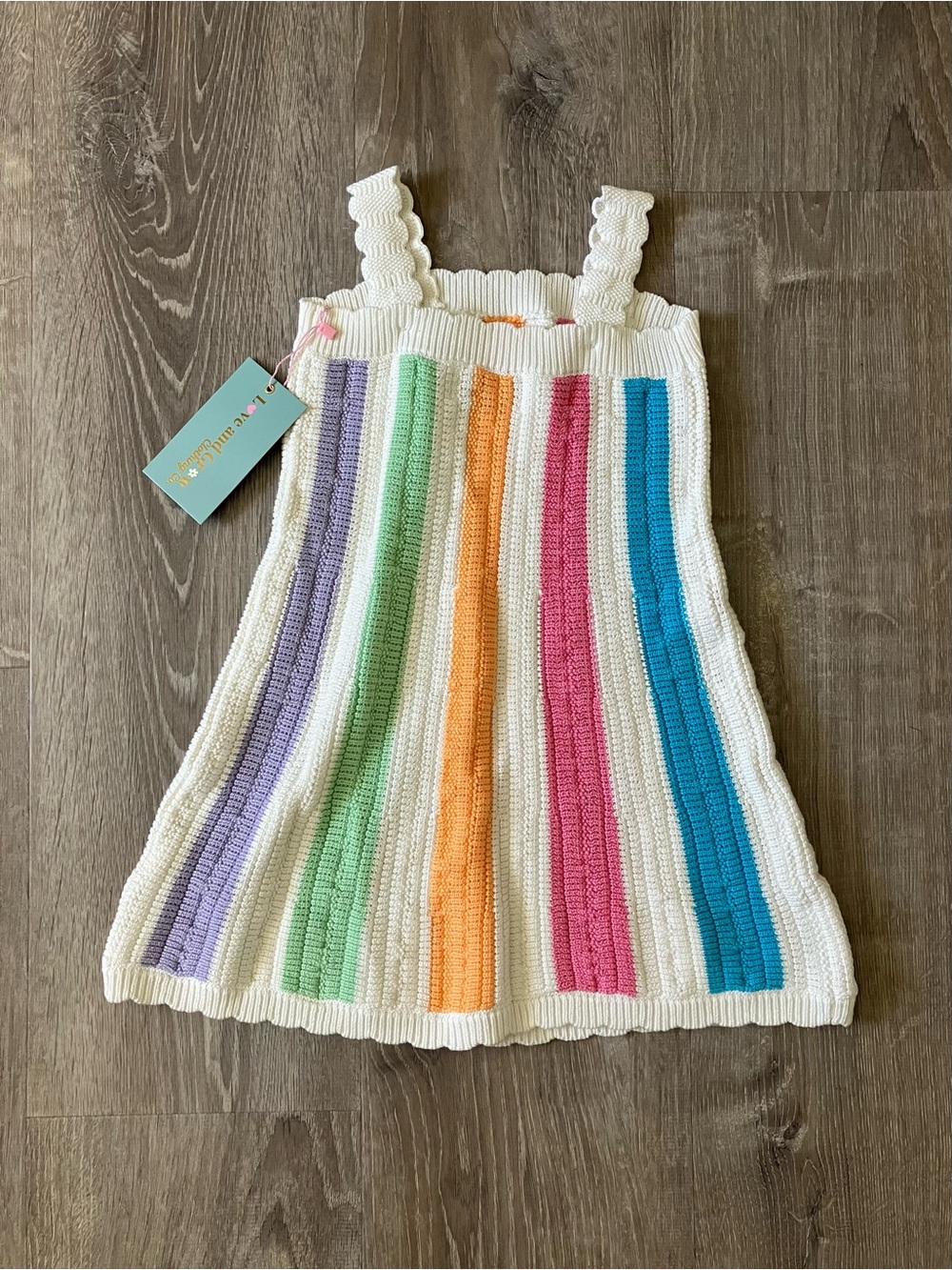 NEW Rainbow Knit Dress 🌈 - Picture 7 of 8